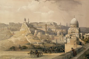 Kairon linnoitus, Mehmet Alin residenssi, teoksesta "Egypt and Nubia", osa 3, 1838